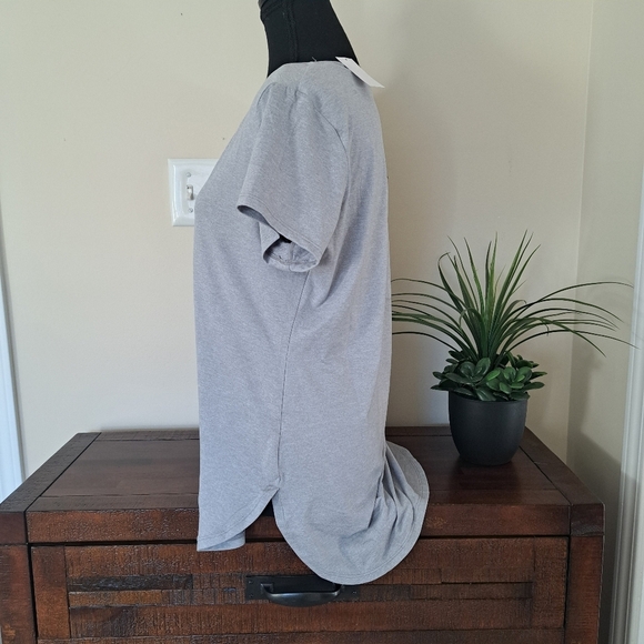 Head Active Short Sleeved Tee Women's Large Grey Workout Top NWT - Picture 4 of 10